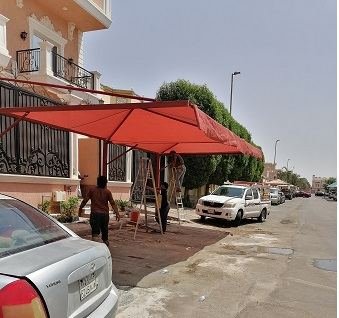 تركيب مظلات خميس مشيط مظلات سطح حديد  خميس مشيط - مظلات خميس مشيط