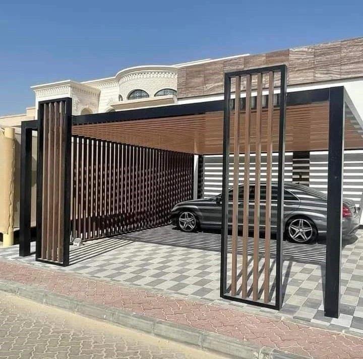 تركيب مظلات وسواتر وجميع أعمال الحدادة